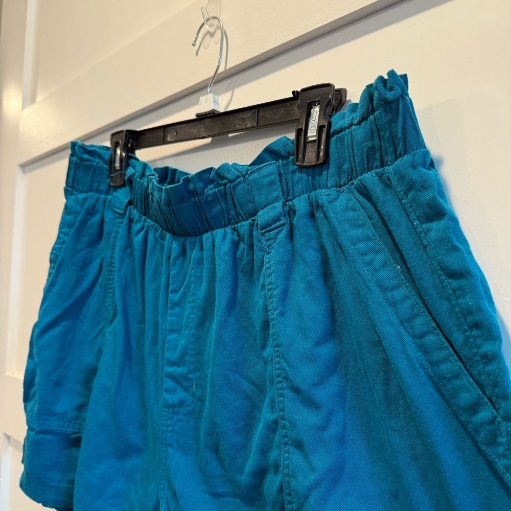 Terra & Sky 1X Teal Cargo Shorts - Picture 2 of 6